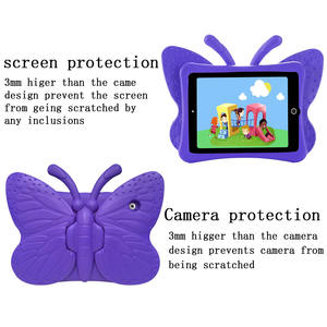 Fundas EVA 2026 para iPad Modelos A16/A17 11ª/10ª Gen Pro/Mini 2025-2022 10.9/10.5/9.7 Diseño de Mariposa 3D de Dibujos Animados Lindos - Product Image 2
