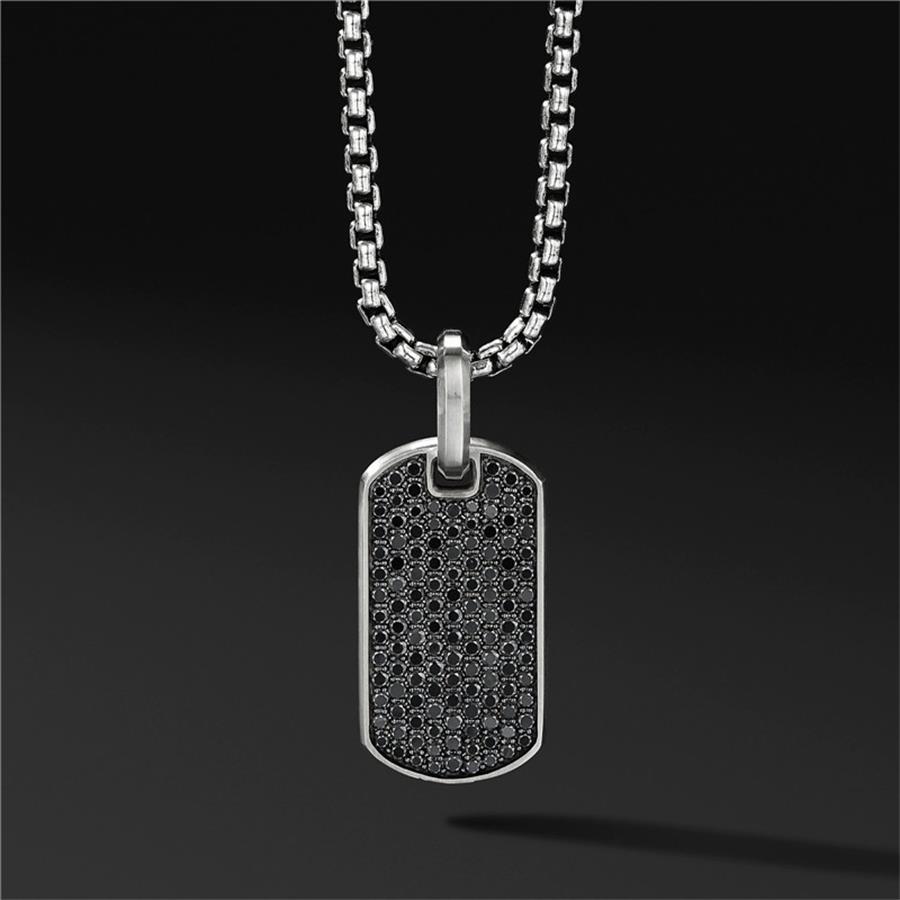 Персонализированная гравировка, Вешалка из нержавеющей стали, Серебряный штамп «сделай сам», бирка для собаки, Золотая квадратная подвеска, ювелирные изделия, сублимационные ожерелья, заготовки