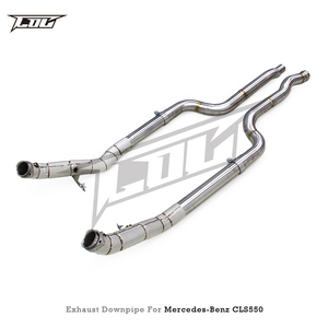 Tùy chỉnh Turbo downpipe cho Mercedes-Benz cls550 4.7t 2012-2016 tiêu đề thể thao với lá chắn nhiệt ống thẳng - Product Image 2