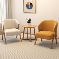 Chaise de loisirs scandinave nordique moderne JIUFANG, en bois massif avec pieds en métal, dossier en cuir inclinable, pour la maison, les restaurants et les hôtels