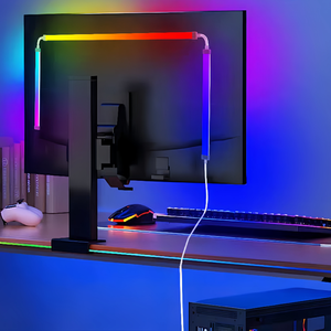 Sıcak satış 5V 5050 RGB akıllı LED Mood şerit işıklar USB müzik Sync renk değiştiren uzaktan App kontrol bilgisayar uyumlu 5M - Product Image 2
