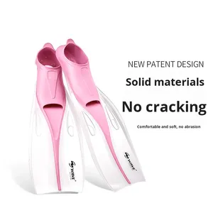Pinne da allenamento per lo Snorkeling e il nuoto Freestyle con Design antiusura per attività all'aperto Junhai TPR - Product Image 4