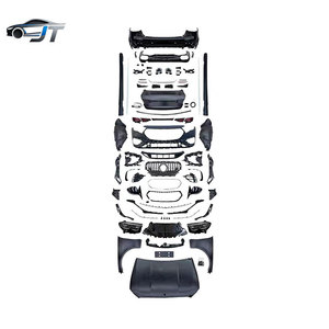 Kit Carrozzeria Stile AMG E53 per Mercedes-Benz Classe <span class=keywords><strong>E</strong></span> W212 (2009-2016) - Aggiornamento a W214: Paraurti Anteriore, Griglia, Cofano, Minigonne Laterali, Copertura Coda, Paraurti Posteriore - Product Image 6