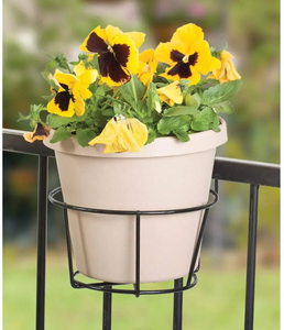 Cestini appesi in ferro e fiori porta fioriere in metallo <span class=keywords><strong>per</strong></span> Patio balcone portico o recinzione - Product Image 4