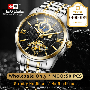<span class=keywords><strong>Relojes</strong></span> Mecánicos Personalizados TEVISE OEM/OBM de Fábrica, Reloj Mecánico Automático de Acero Inoxidable de Lujo <span class=keywords><strong>para</strong></span> Hombre, Montre Homme - Product Image 1