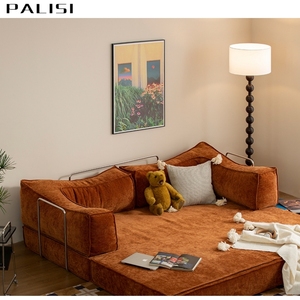 Bắc Âu chân không Roll-Up + hộp đóng gói nén gấp vải to sợi lật Sofa giường cao resiliency xốp nén Sofa giường - Product Image 3