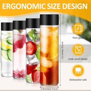 Conteneurs de rangement roulants transparents et colorés, flacons à pilules en plastique, tubes à essai avec couvercle à vis – Vente chaude - Product Image 2