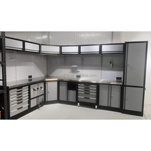 Modüler Alet Dolabı Tezgahı Atölye Alet Kutusu Kombinasyon Tezgahı Oto Tamir Garaj Depolama Metal Çekmeceli Alet Dolabı - Product Image 3