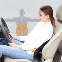 Coussin de soutien lombaire pour voiture, coussin de taille pour siège de conducteur et chaise de bureau, soutien ergonomique du dos pour les longues périodes assises