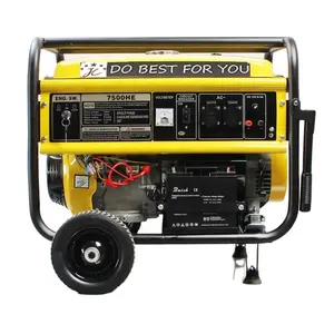 타이저우 JC 중국 5KW 5kva 220V 50Hz 가스 가솔린 발전기 구리 와이어 5000w 13hp