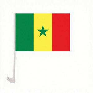 Drapeau de supporter personnalisé en polyester imprimé numériquement 3x5 pieds, durable et écologique, pour le Brésil et le Sénégal - Product Image 2