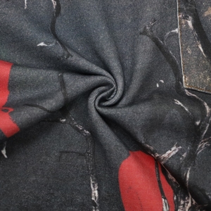 T-shirts décontractés pour hommes, personnalisés par le fabricant, en maille unie respirante, imprimés à l'écran, 100 % coton, motif délavé, coupe courte et régulière - Product Image 6