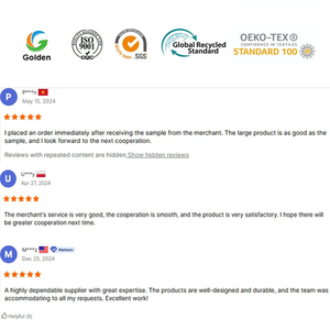 Feutre non tissé aiguilleté en PET couleur or personnalisé pour sacs de rangement et sacs d'école, tissu non tissé résistant au vieillissement - Product Image 6