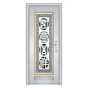 Porta in Acciaio Inox <span class=keywords><strong>di</strong></span> Alta Qualità con Design a Griglia <span class=keywords><strong>di</strong></span> <span class=keywords><strong>Sicurezza</strong></span> <span class=keywords><strong>per</strong></span> Uso Residenziale in Malesia - Product Image 4
