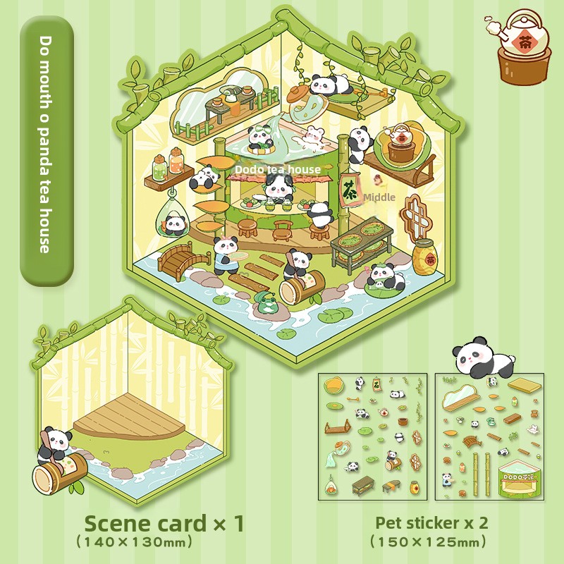 Edición de la casa de té DODO Panda