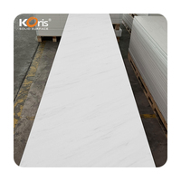 Koris Grande Dalle Comptoir De Cuisine Salle De Bains Vanity Top Pierre Artificielle Coréen Modifié Pur Acrylique Solide Surface Marbre Feuille