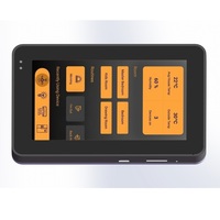 Tableta PC de montaje en pared, consola de pantalla táctil de 5 pulgadas, sin botón físico, Android POE