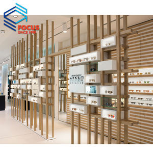 Escaparate de exhibición de gafas, diseño de escaparate óptico de madera, escaparate de sala de exposición, diseños de muebles - Product Image 4