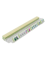 Règle de Mahjong en plastique acrylique colorée, règle américaine de 17,3 pouces, moderne, pour 4 joueurs, non toxique, durable, écologique