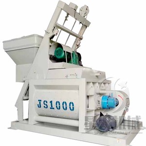 Mesin Pengaduk Beton Horizontal Twin Shaft Self Loading dengan Motor Hidrolik Listrik Kecil yang Lebih Baik - Product Image 1