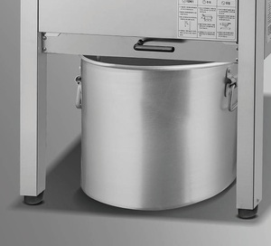 Friteuse électrique monophasée grande capacité 32L, double chauffage, contrôle numérique, vidange d'huile facile, cuisine commerciale - Product Image 4