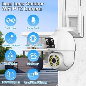 Nueva Cámara de Vigilancia HD <span class=keywords><strong>V380</strong></span> <span class=keywords><strong>Pro</strong></span> <span class=keywords><strong>APP</strong></span> a Todo Color de 4MP para Interiores y Exteriores, Red Inalámbrica Inteligente, Seguridad IP, Doble Tarjeta de Memoria - Product Image 3