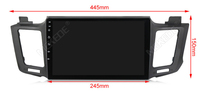 Lecteur DVD de voiture MEKEDE X Series X30 4+64G UIS7865 Autoradio Car-play Système radio de voiture Android pour Toyota RAV4 2012-2018