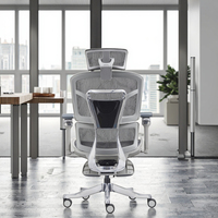 Chine Chaise de bureau de luxe moderne à dossier haut avec meilleur design ergonomique Chaise de bureau de luxe en maille pivotante Chaise de bureau pour directeur du personnel