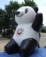 Panda gonflable géant sur mesure pour la publicité extérieure à long terme, décoration d'événements