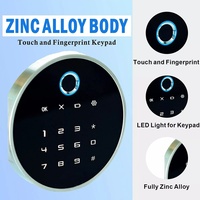 Wasserdichter Diebstahlsicherer Zinklegierung-Fingerabdruck-Biometrie-Passwort-Tresor, Waffenschrank mit Anpassungsmöglichkeit