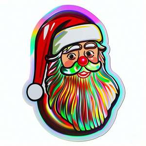 Sac en aluminium à fermeture éclair refermable de qualité alimentaire de forme spéciale personnalisée emballage pour bonbons comestibles sachets en aluminium anti-odeur de Noël - Product Image 1