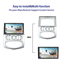Meihua Haute Qualité 9 Pouces Android Cadre DVD De Voiture Accessoire Intérieur En Gros pour RENAULT LOGAN 2009-2019