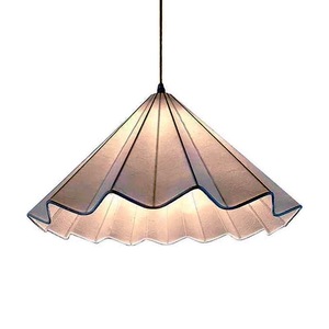 Nordic Style Umbrella Pendant <b>Light</b> White Fabric E27 Round Chandelier For Living Room <b>Dining</b> Room Hotel - Product Image 3