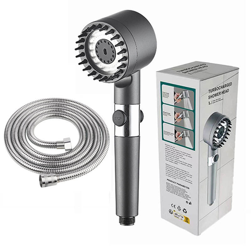 Shower head+ 1.5m stainless steel pipe