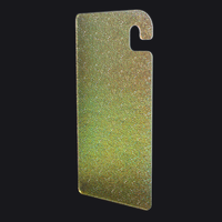 Fournisseur d'usine – Panneau décoratif en PMMA 100 % vierge, motif diamant, feuille acrylique irisée à dégradé de couleurs