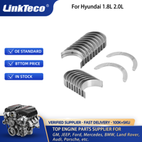 Pièces de moteur Jeu de roulements de tige principale STD Fit 1.8 2.0 L Pour Hyundai 1.8L 2.0L l4 GAS DOHC G4NA/G4NB/G4NC/G4ND OEM 21020-2E100