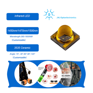 Lámpara de Terapia de Luz Roja Láser de Alta Potencia de 3W 3V con LED IR SMD de Cerámica 3535 Personalizada de 1450nm/1470nm para Belleza Médica - Product Image 1