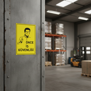 Safety First Vinyl <b>Sticker</b> Sign - Product Image 3