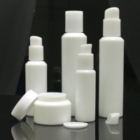 Pot pour cosmétiques en céramique, bouteille distributeur de sérum, opale, blanc, porcelaine, 30ml, 50ml, 100ml, 120ml