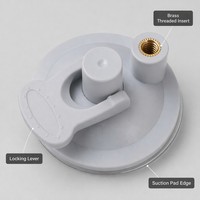 Soporte de Ventana con Ventosas para Starlink Mini de Tuochi, Carcasa de Silicona Blanca, 4 Ventosas, Instalación sin Herramientas para Ventanas de Auto/RV/Hogar
