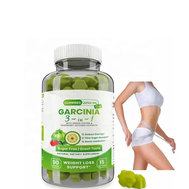 Oem Gewichtsverlies Slanke Pillen Garcinia Cambogia Verliezen Dieet Tabletten Verbrander Vetverbrandende Afslankcapsules Gummies