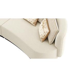 โซฟาผ้าหรูหราทรงโค้งมนสไตล์โมเดิร์นแบบมินิมอลสำหรับวิลล่า ยี่ห้อ Foshan Furniture Frato - Product Image 4