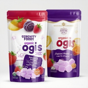 Custom Logo <b>Zip</b> <b>Lock</b> Resealable Smell Proof Aluminum Foil Edible Small Food <b>Zip</b> <b>Lock</b> Plastic Packaging Mylar Hologram <b>Bags</b> - Product Image 2