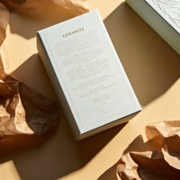 Boîte en papier rigide de luxe personnalisée haut de gamme avec estampage à chaud or, emballage cosmétique, motif floral en relief pour vernis à ongles et huiles