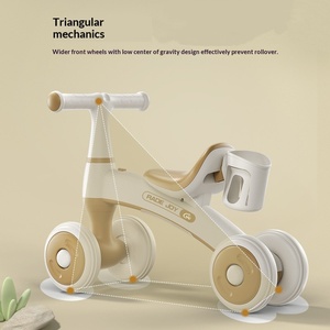 Nouvelle trottinette BMX pour enfants de 1 à 3 ans, frein à pied, cadre en PP, jantes en <span class=keywords><strong>carbone</strong></span>, roues de 24 pouces, exercice d'équilibre et de coordination - Product Image 3