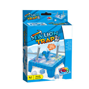 Giocattoli fortunati salva il gioco da tavolo dei pinguini giocattoli educativi per feste familiari per bambini trappola di leoni marini divertente gioco classico interattivo - Product Image 5