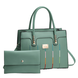 Conjunto de Bolso de Mano y Cartera Casual para Mujer 2025, de Alta Calidad, Diseño Simple - Product Image 2