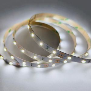 Bande <span class=keywords><strong>LED</strong></span> Intelligente Flexible DC12V 3M SMD2835 60 <span class=keywords><strong>LED</strong></span>/m 6500K Blanc Froid Corps en Cuivre pour Décoration Intérieure et Rétroéclairage <span class=keywords><strong>TV</strong></span> - Product Image 1
