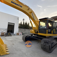 KOMATSU PC300 d'occasion, haute efficacité énergétique, excavatrice de 30 tonnes avec moteur, pompe, boîte de vitesses pour applications minières, modèle 2016, puissance de 180 kW