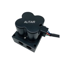 Vanne de commande de suspension solénoïde 12V - VU2 Vanne de collecteur de suspension pneumatique à 2 suspensions, 1/4NPT 1/8NPT Pièce de rechange directe